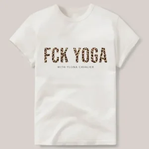 FCK YOGA MEN'S LEOPARD TEE